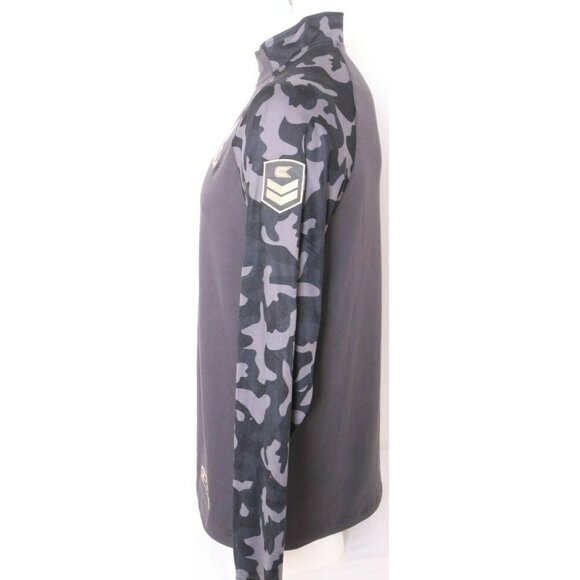 NEW Louisiana State LSU Tigers Colosseum OHT Camouflage 1/4 Zip Shirt Men's L - Picture 5 of 9